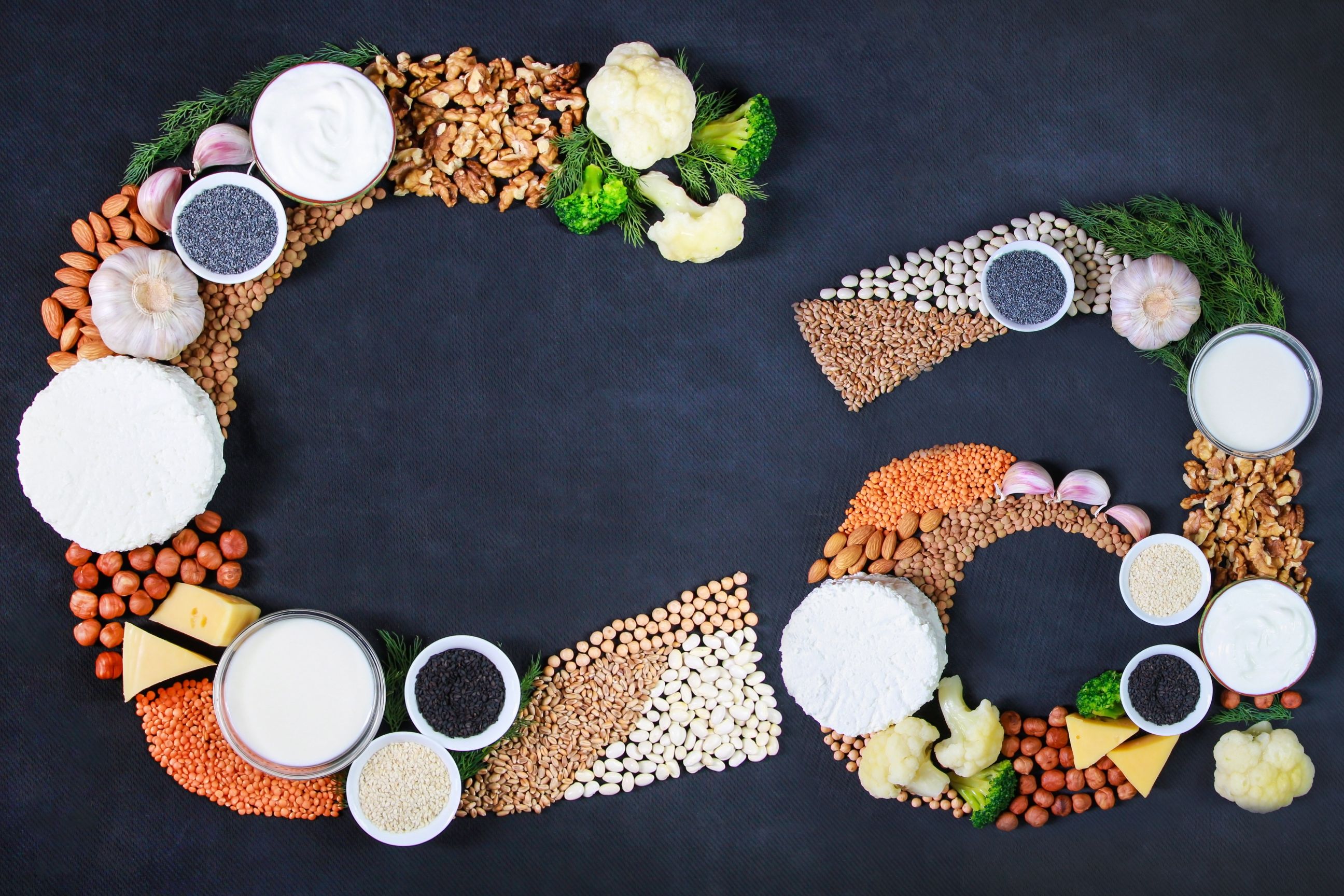 Produkty zawierające wapń: nasiona, ser, warzywa i inne